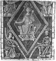 Charlemagne, Halberstadt (12th-century illumination)