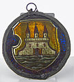 Coat of Arms of the City of Altona painted on glass around the 17th/ 18th century