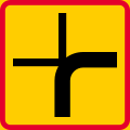 Direction of priority road (formerly used )