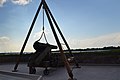 Cannon suspended at Fort James Jackson