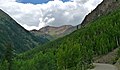 Northeast aspect of Gravel Mountain from Alpine Loop