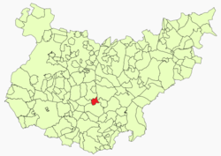 Location in Badajoz