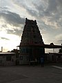 Silhouette of Jogulamba temple