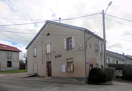 The town hall in Landécourt