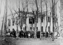 The Lanford–McCalley Plantation House in 1865, owned by Thomas Sanford McCalley