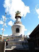 A White Pagoda in Luohou Temple.