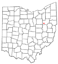 Location of Navarre, Ohio