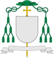 拉丁礼天主教会的主教使用之徽章样式，正式名称为“牧徽”。