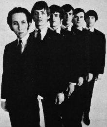 The Association in 1966 From left: Jules Alexander, Russ Giguere, Jim Yester, Ted Bluechel Jr., Brian Cole, Terry Kirkman