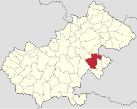 Location in Satu Mare County