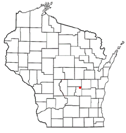 Location of Berlin, Wisconsin