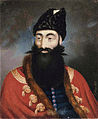 Prince Abbas Mirza, signed by L. Herr, dated 1833.