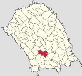 Location in Botoșani County