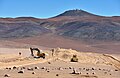 Carving a route to Armazones, with Cerro Paranal and the Very Large Telescope in the background.