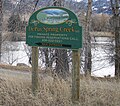 Entrance Sign At DePuy Spring Creek