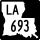 Louisiana Highway 693 marker