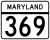 Maryland Route 369 marker