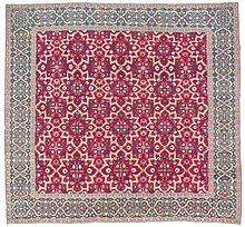 Millefleur 'Star-Lattice' carpet