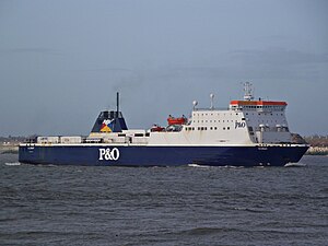 Arriving in on the Mersey, Liverpool