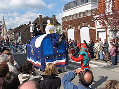 佩泽纳的“驴子”（Poulain de Pézenas）在2006年斯廷福尔德欧洲巨人游行中。