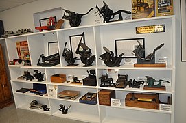 Display of small portable presses