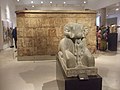 Shrine and Sphinx of Taharqa. Taharqa appears between the legs of the Ram-Sphinx