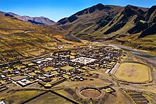 The village of Sibayo as seen from above