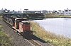 A coal train of Rinkō Line in 2007