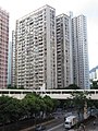 翠屏北邨翠楠楼，属双工字型住宅大厦