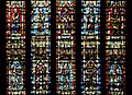 Detail of an early 14th-century stained glass window in the Lady Chapel