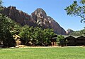 Zion Lodge and Mountain of the Sun