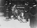 1919 Battle of George Square - David Kirkwood on the ground after being struck by police batons