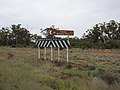Toorale National Park sign on Bourke–Milparinka Road (2021).