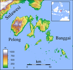 Banggai Sea Regency is located in Banggai Islands