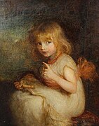 Portrait of a child by Blanche Jenkins