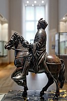 Charlemagne, equestrian statue, Louvre (9th century)