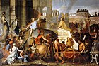 《亚历山大进入巴比伦》 收藏于卢浮宫