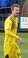 Chris Lines playing for Bristol Rovers in April 2016