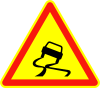 Slippery road