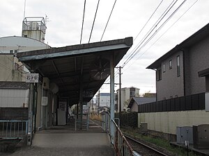 车站入口与月台(2022年3月)