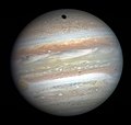 Jupiter as seen from New Horizons spacecraft