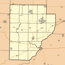 坎頓在Fulton County, Illinois的位置