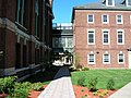 The bridge connecting buildings Morton and Pierce at Stevens Institute of Technology.