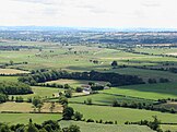 The Somerset Levels, seen from Glastonbury Tor