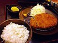 吉列猪排套餐，是日本现代化的猪肉料理