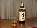 A bottle of Suntory Single Malt Whisky "Yamazaki"