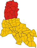 Location of Romeas Haek District