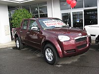 2009 Great Wall V240 (Wingle 3) front view (Australia)