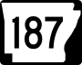 Highway 187 marker