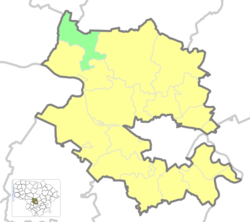 Location of Čekiškė Eldership